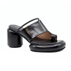 NEW ALL BLACK mod combo heels in black
